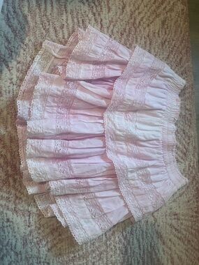 LoveShackFancy Pink Skirt